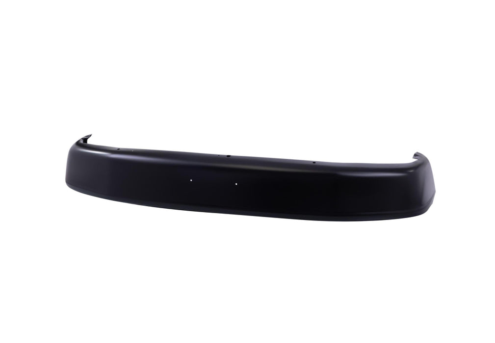 JustDrivably Replacement Parts Front Steel Black Bumper Face Bar Without Molding Holes Compatible With Ford Bronco F150 F250 F350 F53 F59 F250 HD 1992 1993 1994 1995 1996 1997 Pickup Truck