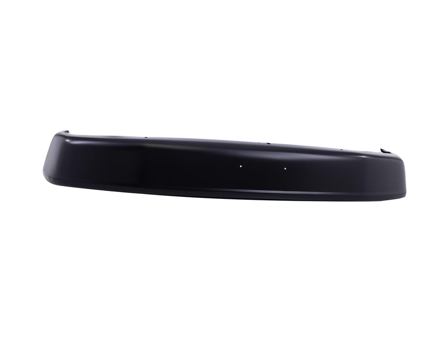 JustDrivably Replacement Parts Front Steel Black Bumper Face Bar Without Molding Holes Compatible With Ford Bronco F150 F250 F350 F53 F59 F250 HD 1992 1993 1994 1995 1996 1997 Pickup Truck