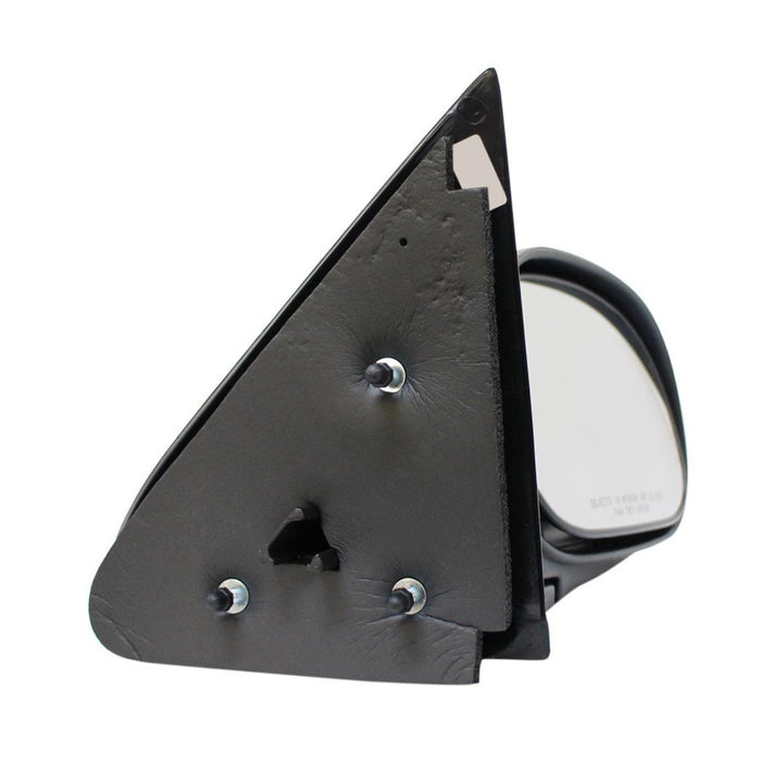 1997-1998 Ford F-250 Front,Right DOOR MIRROR CONTOUR TYPE,MANUAL,WITH CHROMED COVER