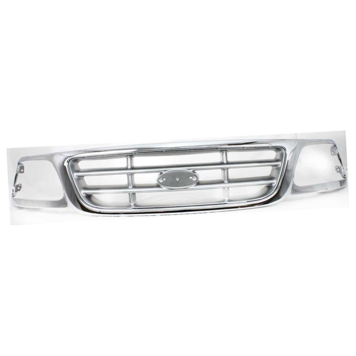 CarPartsDepot, New Grille Grill Assembly Replacement Without SVT, 400-18371-CS FO1200371 3L3Z8200AB