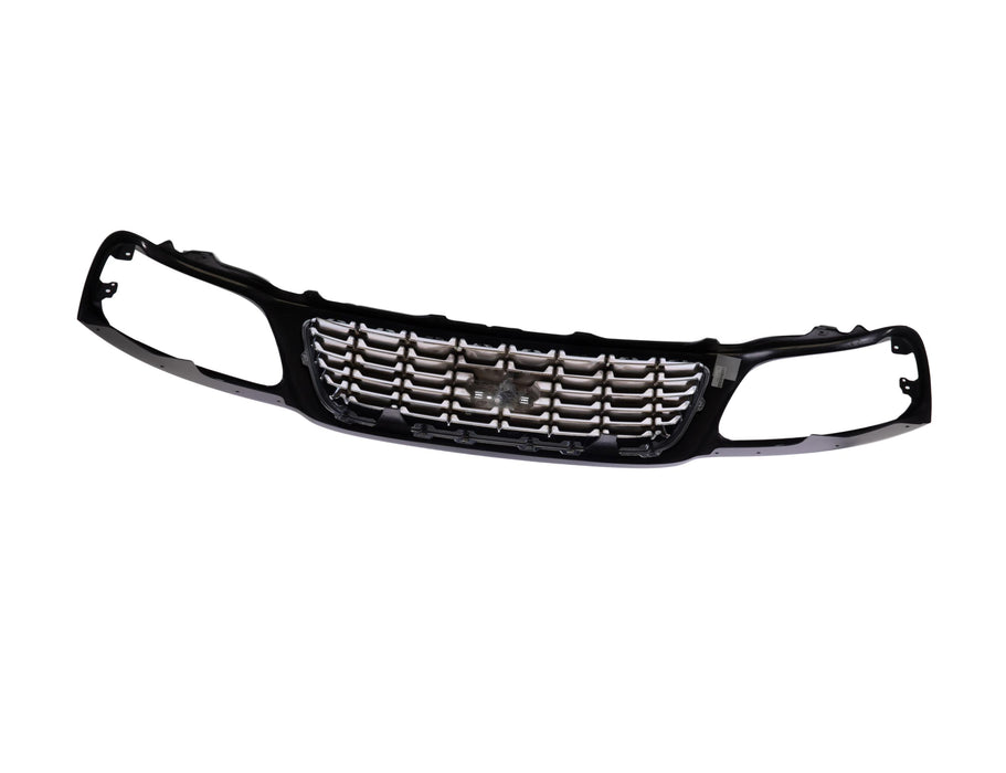 2004-2004 Compatible With FORD F-150 Heritage Front Grille FO1200423 Chrome Chrome/black