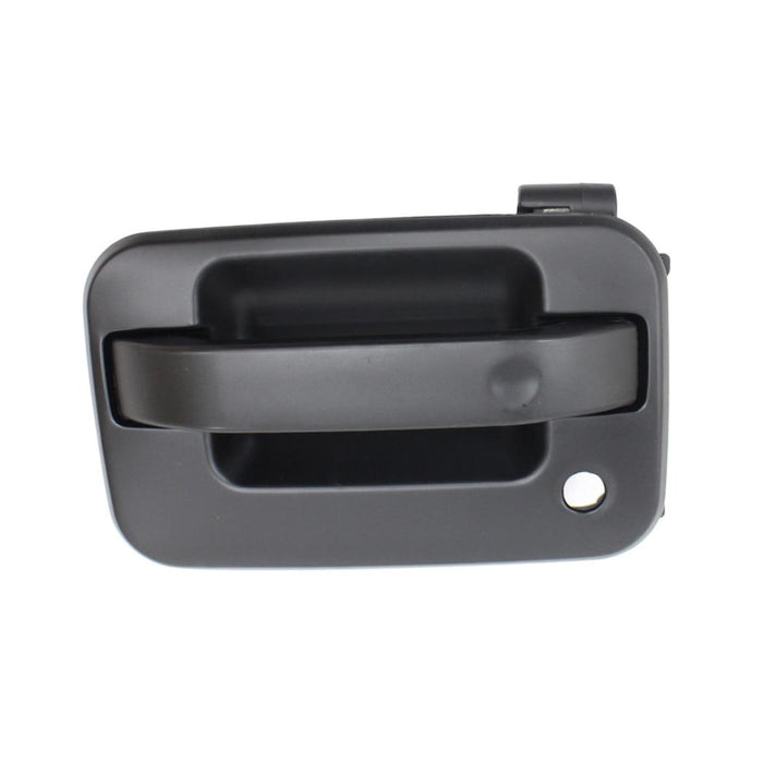 2004-2015 Fits For Ford F-150 Front,Left Driver Side DOOR OUTER HANDLE SMOOTH BLACK WITHOUT KEYLESS ENTRY,WITHOUT KEYPAD HOLE