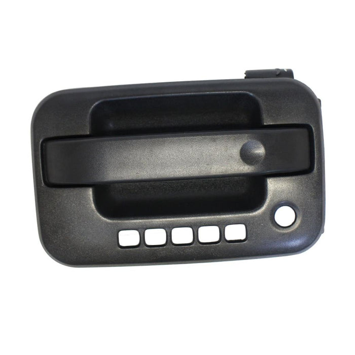 2004-2014 Fits For Ford F-150 Front,Left Driver Side DOOR OUTER HANDLE TEXTURE PLASTIC BLACK WITH KEYLESS ENTRY,WITH KEYPAD HOLE