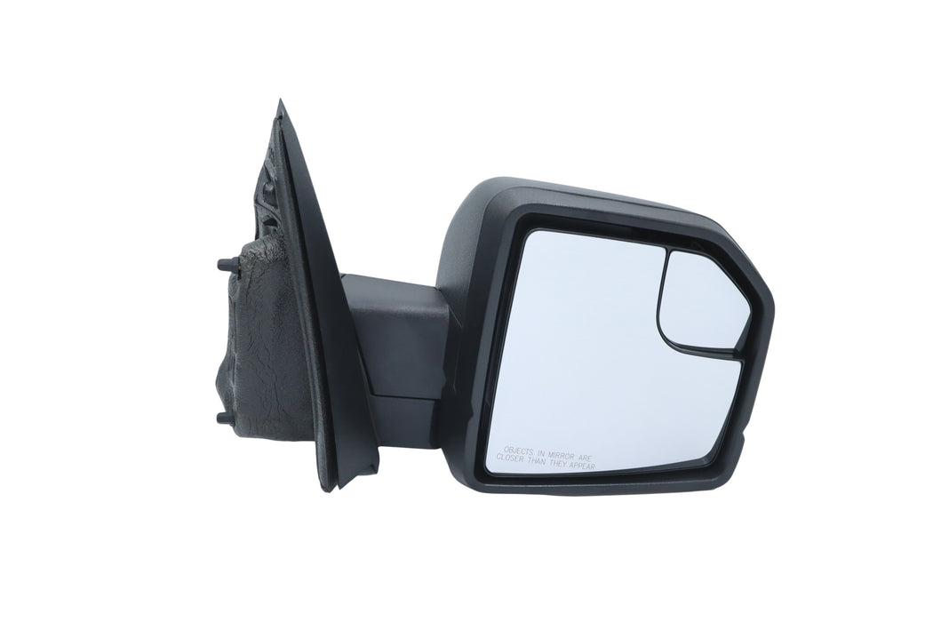 JustDrivably Replacement Parts Front Right Passenger Side Door Mirror Outside Rear View Compatible With Ford F-150 2015 2016 2017 2018 Manual Glass Manual Folding Without Heated Textured Black Cover