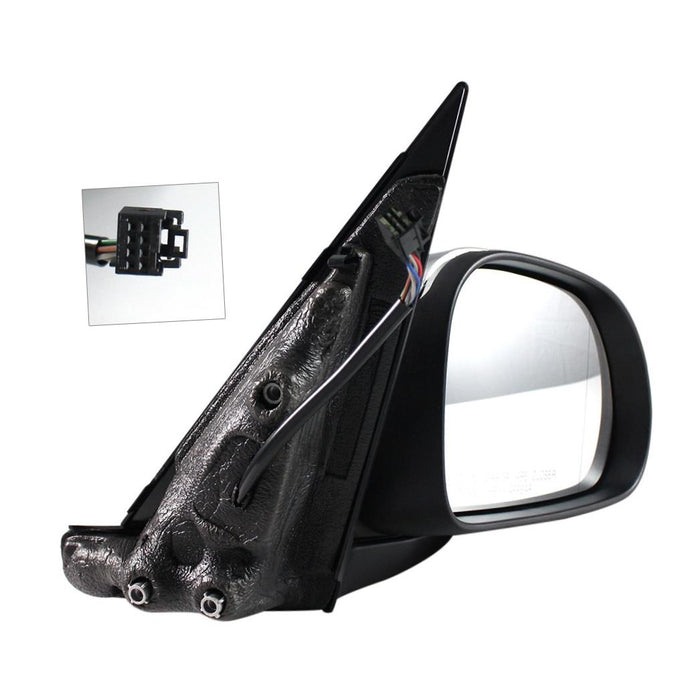 Perfect Fit Group FA04ER - Fiat 500L Mirror RH, Pwr, Htd, Man Fldg, Chrome, W/O Mem, Sgnl/ Puddle Lamp, And Bsd, W/ Temp Sensor