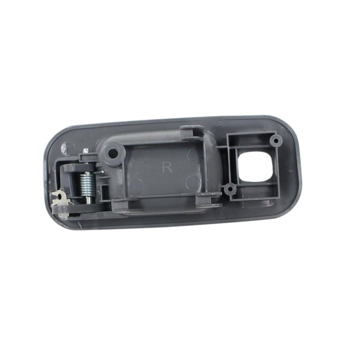 New Replacement Parts Rear Right Passenger Side Gray Interior Inside Door Handle With Power Window Hole Compatible With HONDA Civic 4 Door Sedan Fits HO1553102 72620SR4J02ZB