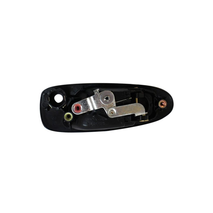 CarPartsDepot New Replacement Parts Front Right Passenger Side Black Smooth Exterior Outer Door Handle Compatible With HONDA Civic/Del Sol
