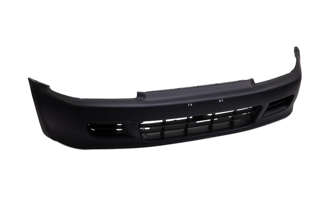 JustDrivably Replacement Parts Front Bumper Cover Compatible With Honda Civic 1993 1994 1995 Hatchback Coupe