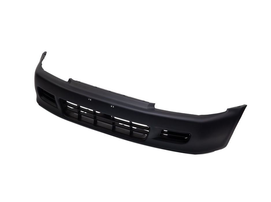 JustDrivably Replacement Parts Front Bumper Cover Compatible With Honda Civic 1993 1994 1995 Hatchback Coupe