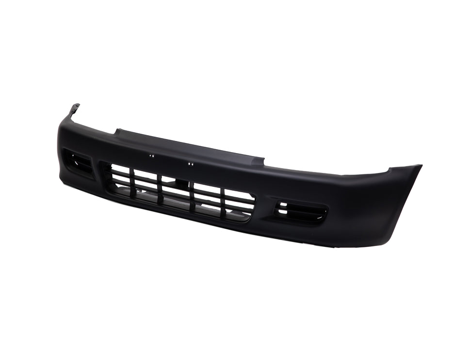 JustDrivably Replacement Parts Front Bumper Cover Compatible With Honda Civic 1993 1994 1995 Hatchback Coupe