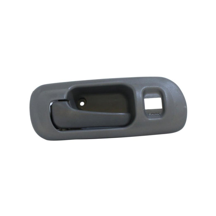 PT Auto Warehouse HO-2571G-FL - Inside Interior Inner Door Handle, Gray - with Lock Hole, 4-Door Sedan, Driver Side Front