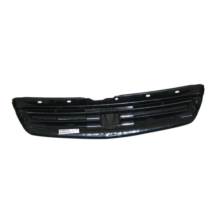 CarPartsDepot 400-201077, Mat Black Grill Grille Gloss Black Molding Us Hatchback Replacement HO1200169 HO1200169
