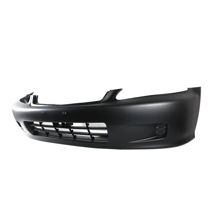 CarPartsDepot, Front Bumper Cover Primed Black Plastic Unpainted Assembly, 352-20132-10-PM HO1000184 04711S01A01ZZ