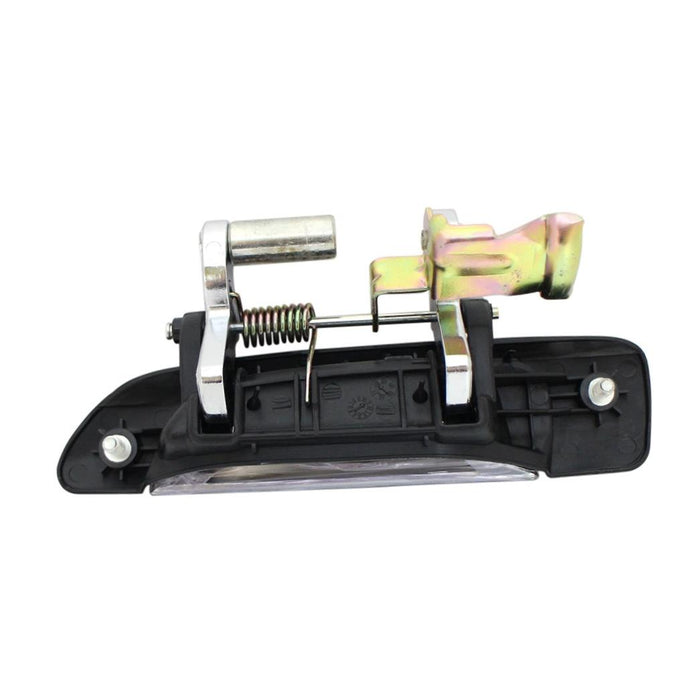 CarPartsDepot New Replacement Parts Rear Right Passenger Side Black Housing Chrome Lever Exterior Outer Door Handle Compatible With HONDA Civic