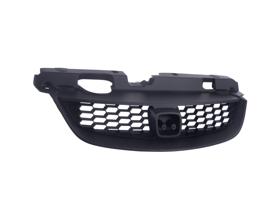 JustDrivably Replacement Parts Front Grille Grill Assembly Black Shell And Insert Compatible With Honda Civic 2004 2005 Coupe