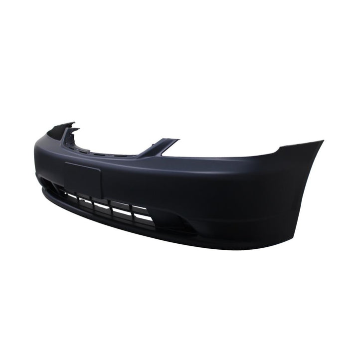 Crash Parts Plus Primed Front Bumper Cover Replacement for 2001-2003 Honda Civic