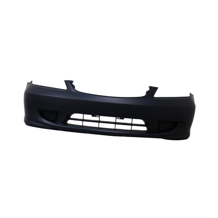 New Replacement Parts Front Black Primed Bumper Cover Compatible With HONDA Civic Fits HO1000216 04711S5AA91ZZ