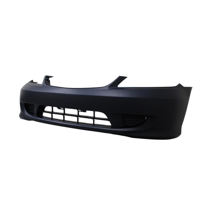 New Replacement Parts Front Black Primed Bumper Cover Compatible With HONDA Civic Fits HO1000216 04711S5AA91ZZ