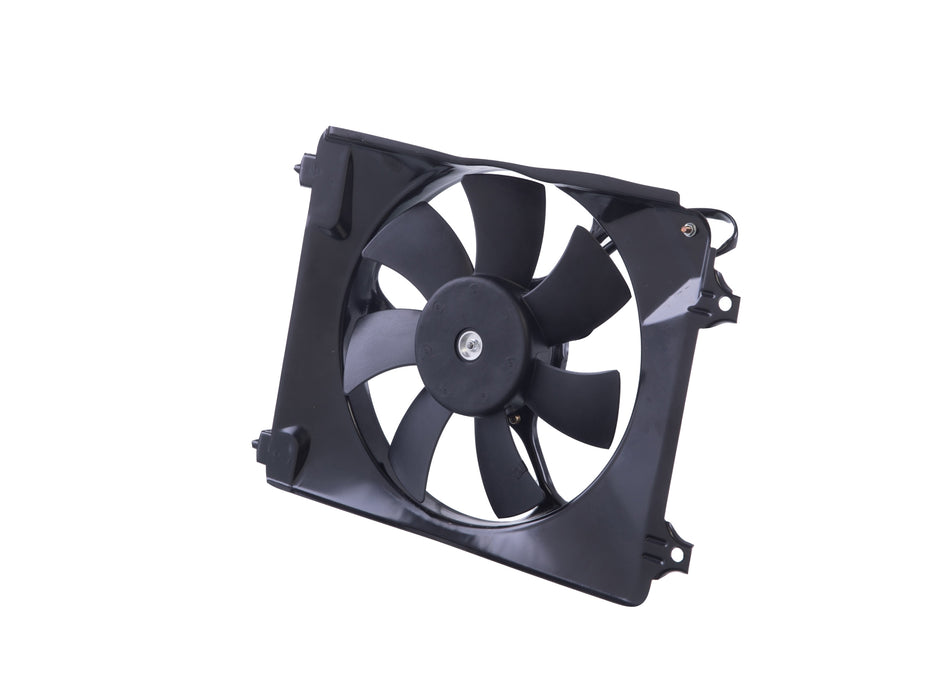 JustDrivably Replacement Parts A/C Condenser Cooling Fan Assembly Compatible With Honda Civic 2006 2007 2008 2009 2010 2011 Sedan Coupe