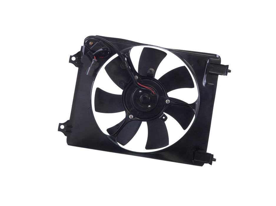 JustDrivably Replacement Parts A/C Condenser Cooling Fan Assembly Compatible With Honda Civic 2006 2007 2008 2009 2010 2011 Sedan Coupe