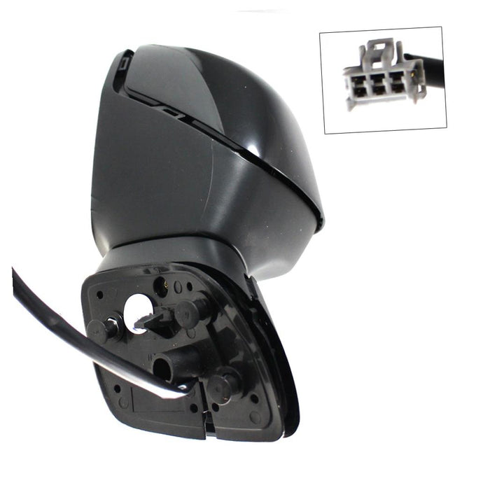New Replacement Parts Front Left Driver Side Power Non Heated W/O Side View Camera Side View Door Mirror Compatible With HONDA Civic Fits HO1320261 76258TR3A01