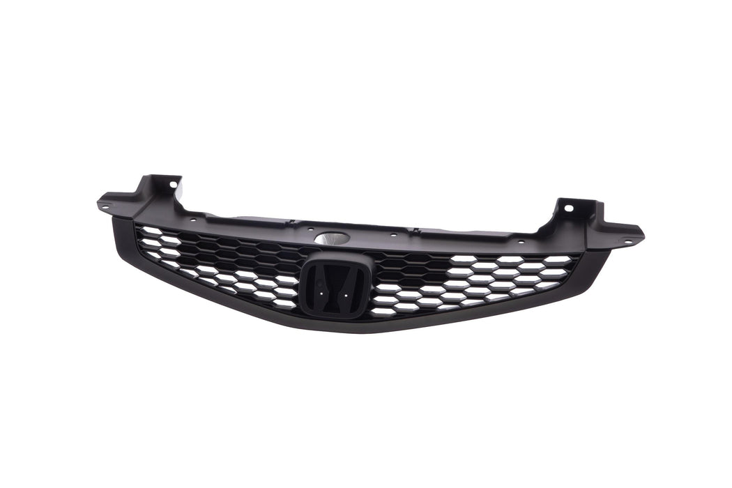 CARPARTSDEPOT 12 13 Compatible With HONDA Civic 2DR Coupe Front Grille HO1200209 Matte Black Mesh Grid Pattern
