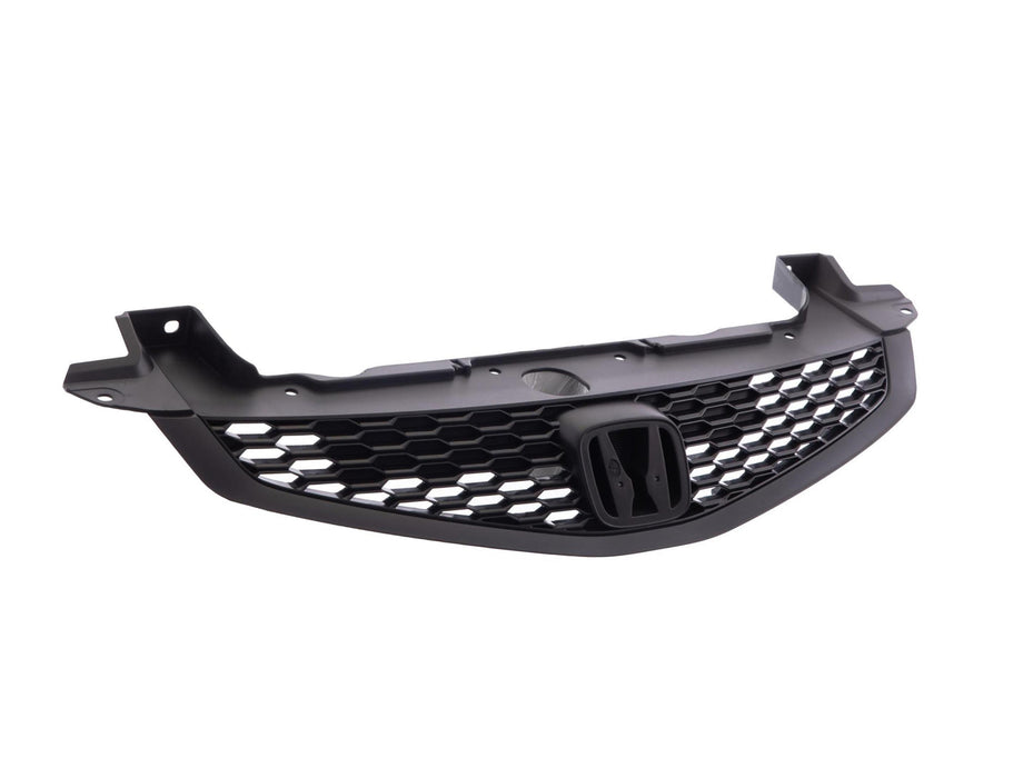 CARPARTSDEPOT 12 13 Compatible With HONDA Civic 2DR Coupe Front Grille HO1200209 Matte Black Mesh Grid Pattern