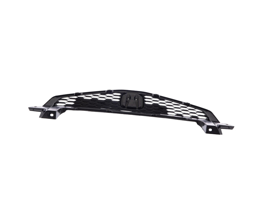 CARPARTSDEPOT 12 13 Compatible With HONDA Civic 2DR Coupe Front Grille HO1200209 Matte Black Mesh Grid Pattern