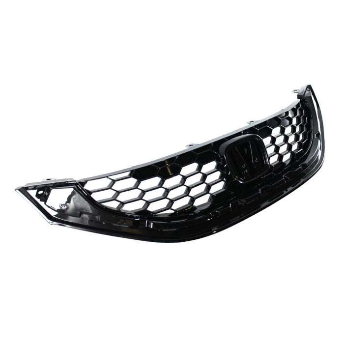 Crash Parts Plus Black Grille Assembly for 2013-2014 Honda Civic HO1200218