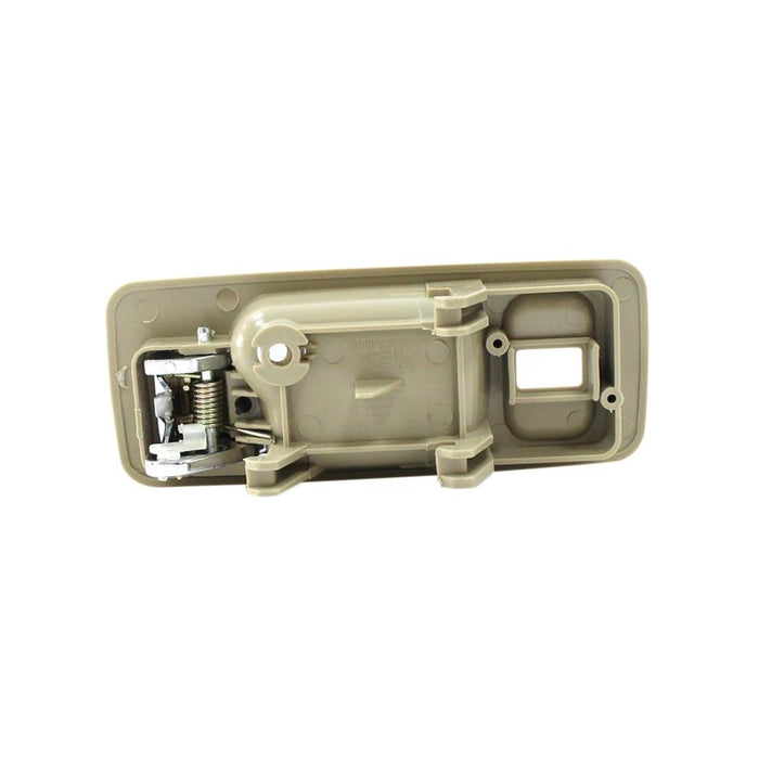 New Replacement Parts Front Right Passenger Side Chrome Beige Chrome Interior Inside Door Handle With Lock Hole Compatible With HONDA Accord 4 Door Sedan Fits HO1353135 72125SM4003ZE