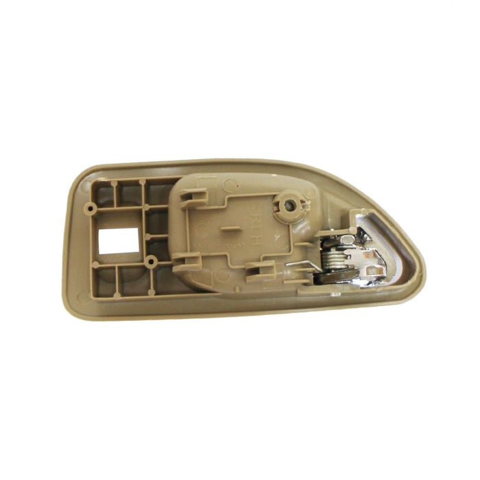 Interior Door Handle compatible with Honda Accord 94-97 Rear LH Inside Chrome Biege Sedan/Wagon