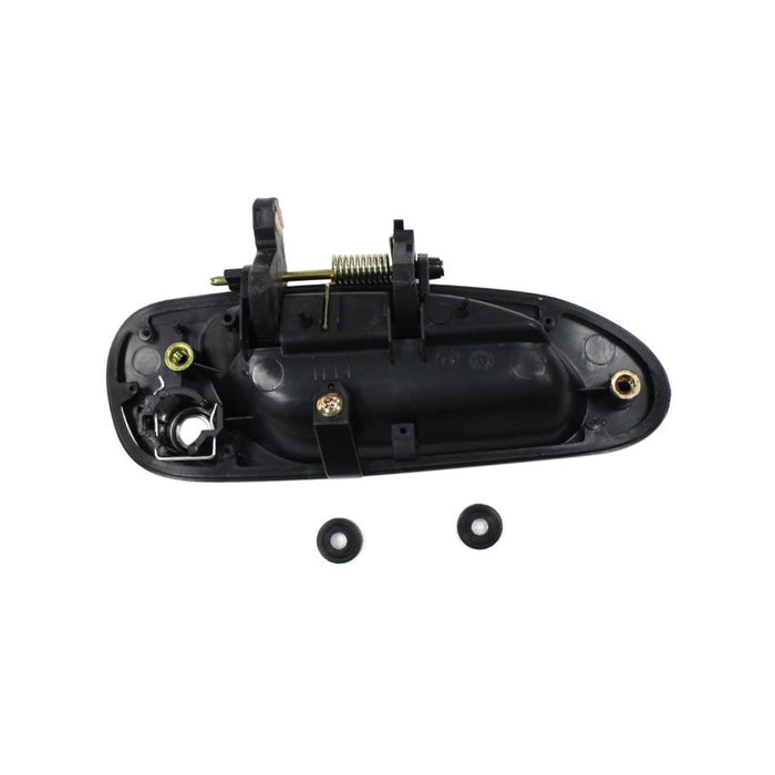 Door Handle for 96 Honda Accord 25th Anniversary Edition 2.2L Front Left Side Exterior Plastic Smooth Black w/Keyhole
