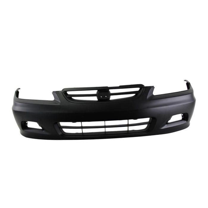 New Replacement Parts CAPA Certified Front Black Primed Bumper Cover Compatible With HONDA Accord Fits HO1000195 04711S82A91ZZ