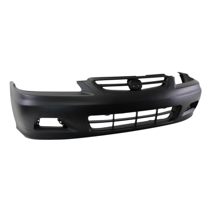 New Replacement Parts CAPA Certified Front Black Primed Bumper Cover Compatible With HONDA Accord Fits HO1000195 04711S82A91ZZ