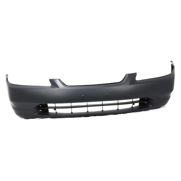 HD ACORD 2DR 98-00 (CAPA) FT BUMPER W/O FOG LAMP HOLE,PRIMED BLK