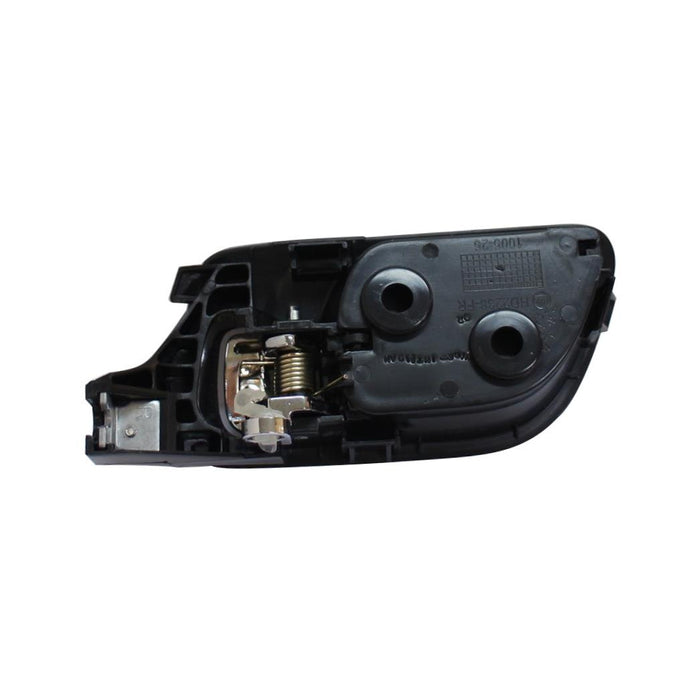 CPP Front Passenger Side Black w/ Chrome Interior Door Handle for 03-07 Honda Accord
