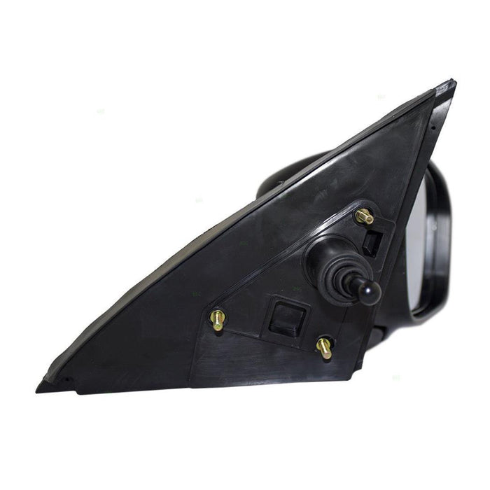 New Replacement Parts Right Passenger Side Manual Remote Textured Side View Door Mirror Compatible With HONDA Accord 4 Door Sedan USA Built Fits HO1321150 76200SDCA01
