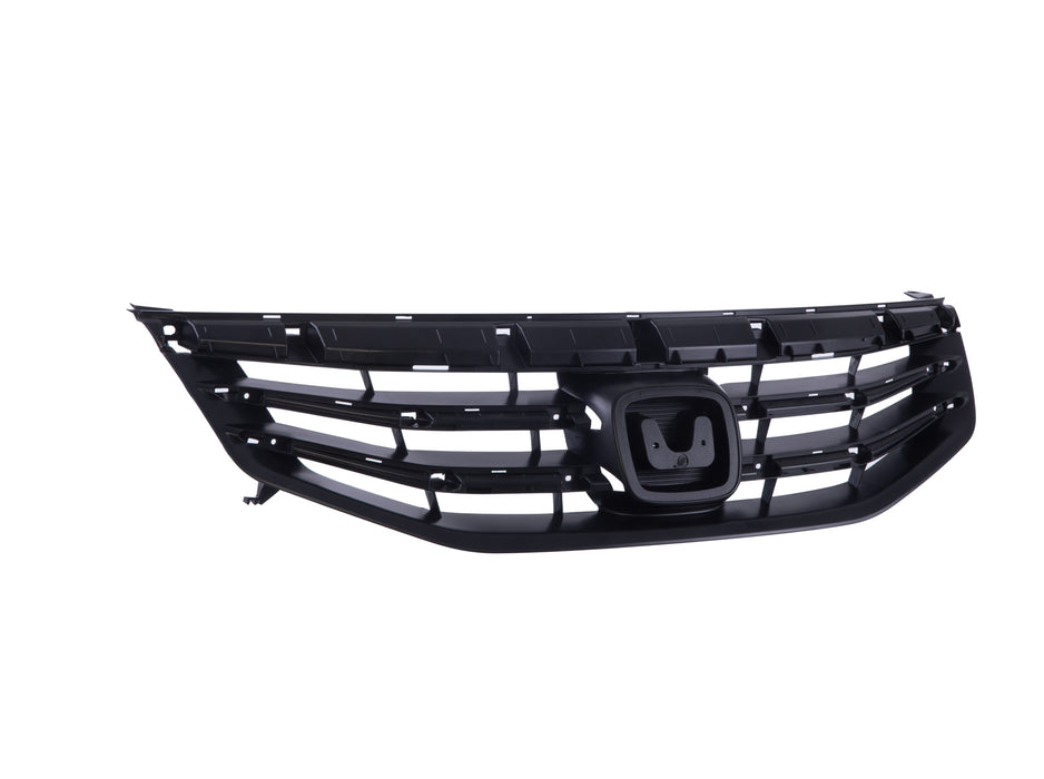 JustDrivably Replacement Parts Front Grille Grill Assembly With Black Shell And Insert Compatible With Honda Accord 2011 2012 Sedan