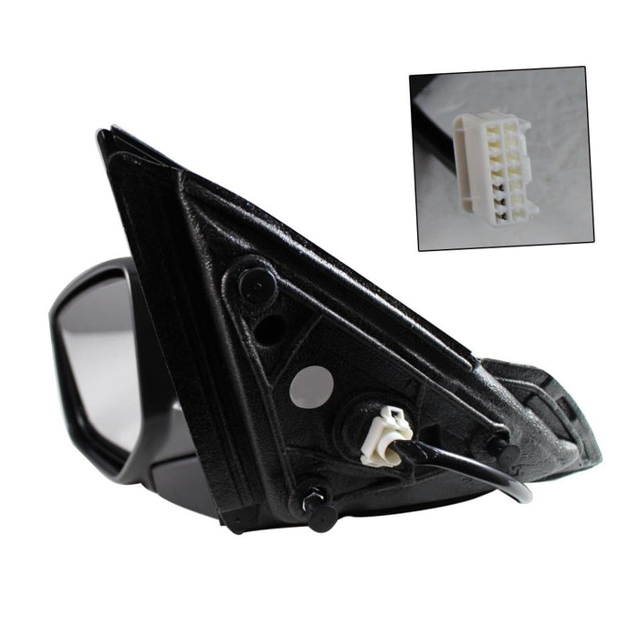 New Replacement Parts Front,Left POWER Side Mirror Compatible With Accord LX-S,LX,Sport,EX-L,Plug-In,EX,Touring,Hybrid Touring,Hybrid,Hybrid EX-L 76251T2FA11ZC HO1320272