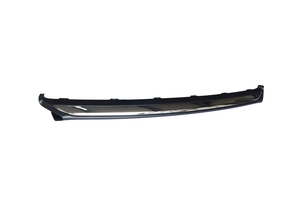 JustDrivably Replacement Parts Front Bumper Cover Lower Garnish Bumper Trim Molding Chrome Plastic 2013-2015 Compatible With Honda Accord For HO1095119 Front