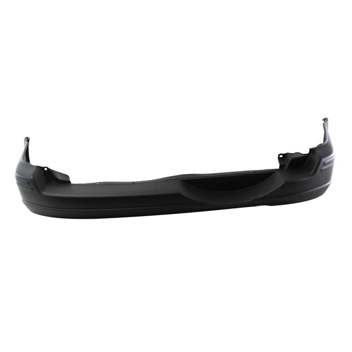 Rear Bumper Cover Compatible with 1997-2001 Honda CR-V Textured with Side Light Holes EX/LX Models