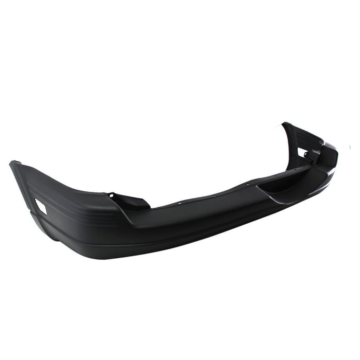 Rear Bumper Cover Compatible with 1997-2001 Honda CR-V Textured with Side Light Holes EX/LX Models