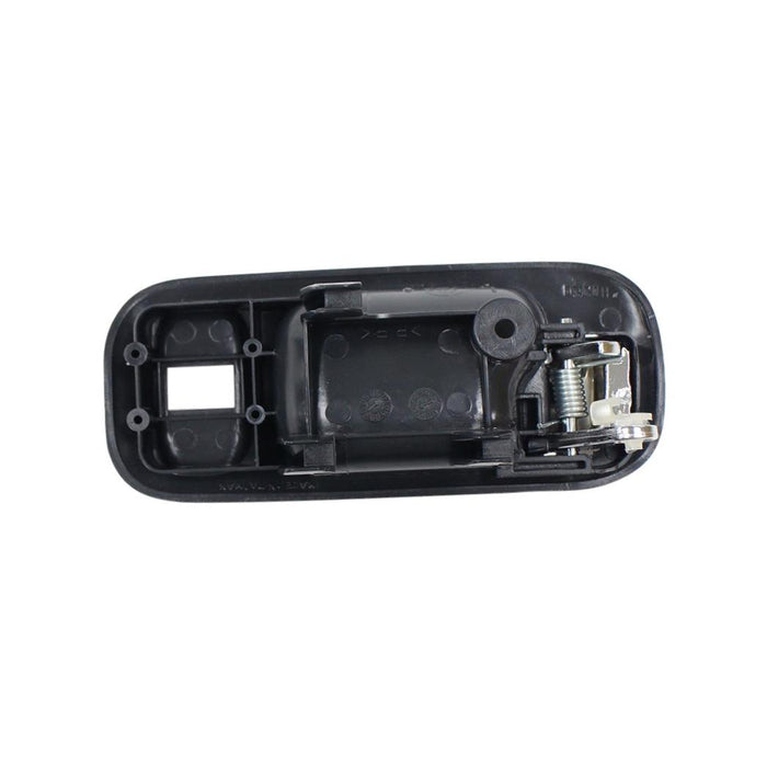 Interior Door Handle compatible with ODYSSEY 95-98 / CR-V 97-01 Front LH Inside Chrome Lever and Gray Bezel Plastic w/Lock Hole