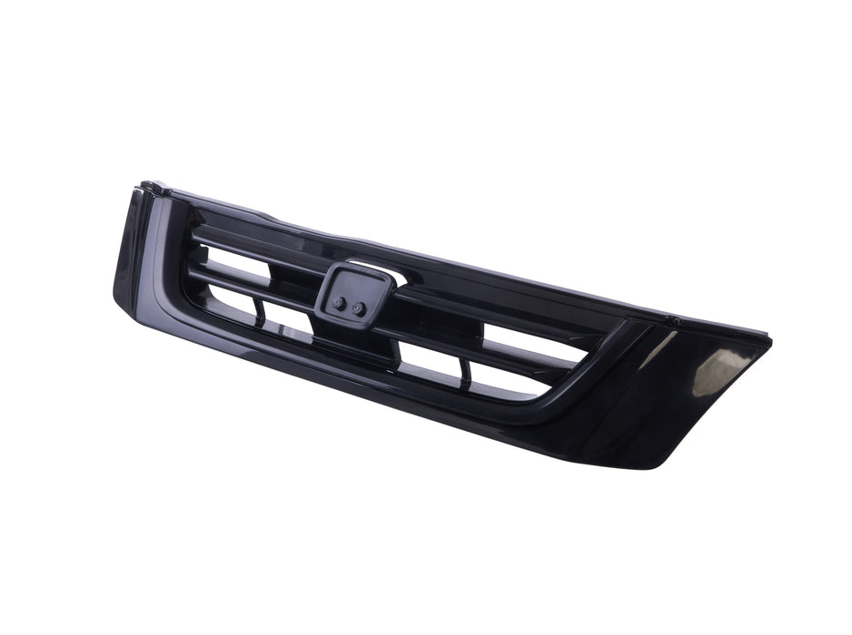 JustDrivably Replacement Parts Front Bumper Upper Grille Grill Assembly With Black Shell And Insert Compatible With Honda CR-V 1997 1998 1999 2000 2001