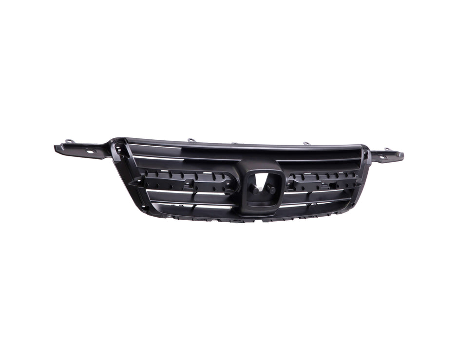 JustDrivably Replacement Parts Front Bumper Upper Grille Grill Assembly With Dark Gray Shell And Insert Compatible With Honda CR-V 2002 2003 2004