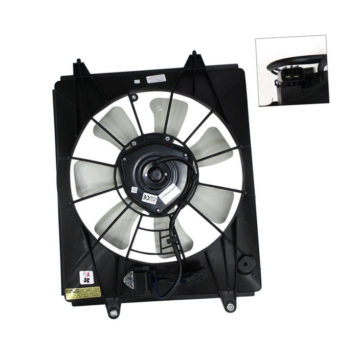 New Replacement Parts Front Cooling Fan Assembly Compatible With HONDA CR-V Fits HO3120107 38616REZA01