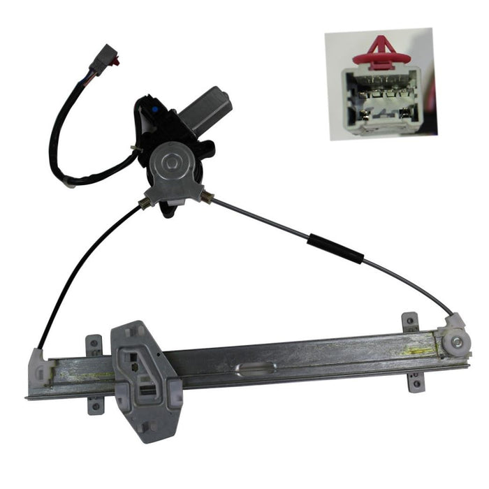 New Replacement Parts Front Left Driver Side Door Glass Regulator With Motor Compatible With HONDA Element Fits HO1350125 72250SCVA02