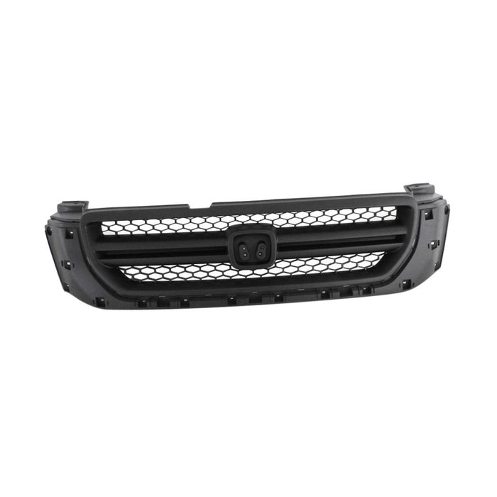 New Front Silver Gray Grille Grill Compatible With HONDA Pilot SUV Fits HO1200171 75101S9VA11ZA