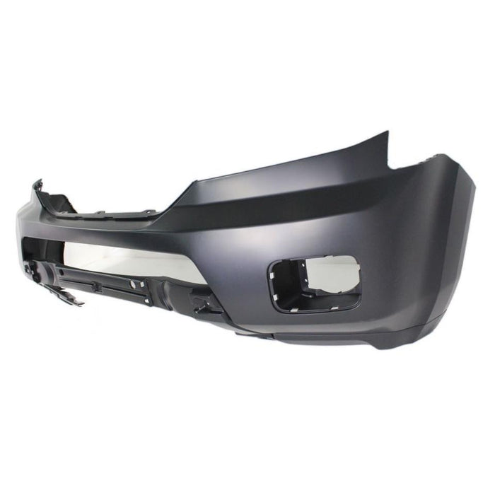 CarPartsDepot, CAPA Certified Front Bumper Cover Unpainted Primed Black Plastic, 352-201302-10-CA HO1000263 04711SZAA91ZZ
