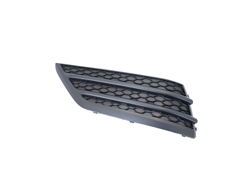 JustDrivably Replacement Parts Fog Lamp Cover Bumper Grille Grill Outer Without Parking Aid Sensor Hole Textured Black Plastic 2016-2018 Compatible With Honda Pilot Front Driver Left Side